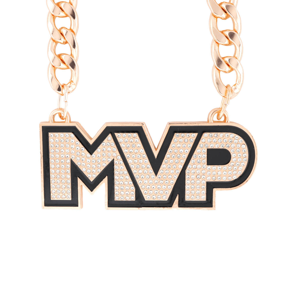 MVP26 Stone Chain Rose Gold/Clear