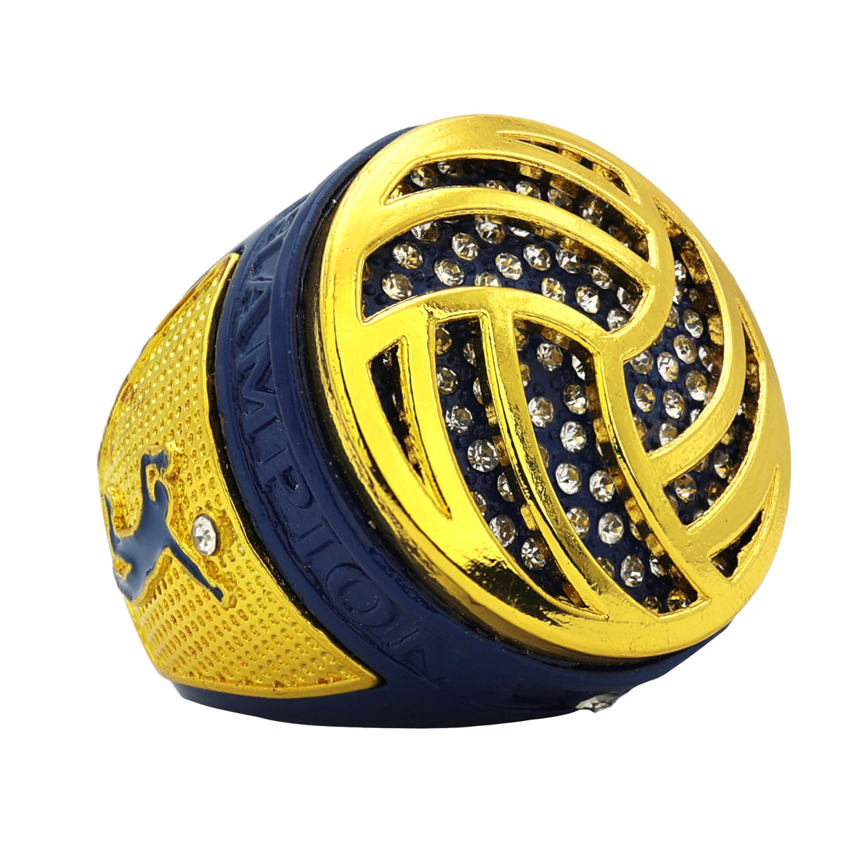 Volleyball Royal Blue Champions Ring