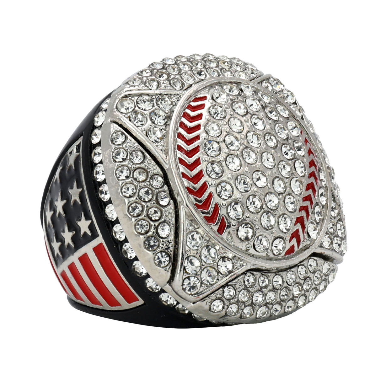 GEN25B Black All Stones 2 Ring