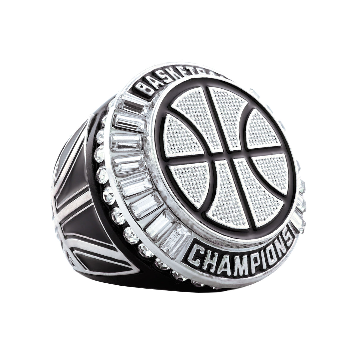 Basketball27A Black&Platinum Champions Ring