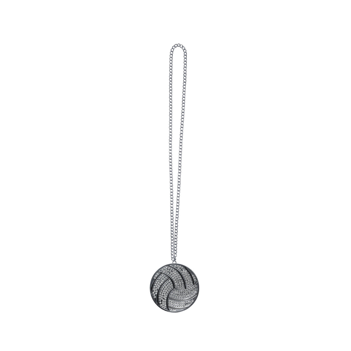 MED2 Volleyball Bling Medal Silver