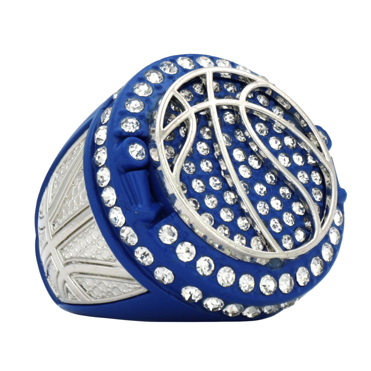 Basketball3 Royal Blue All Stones 2 Ring