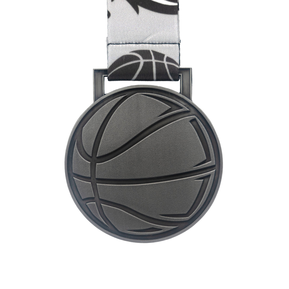 GEN24 3" Basketball Medal - Antique Gunmetal