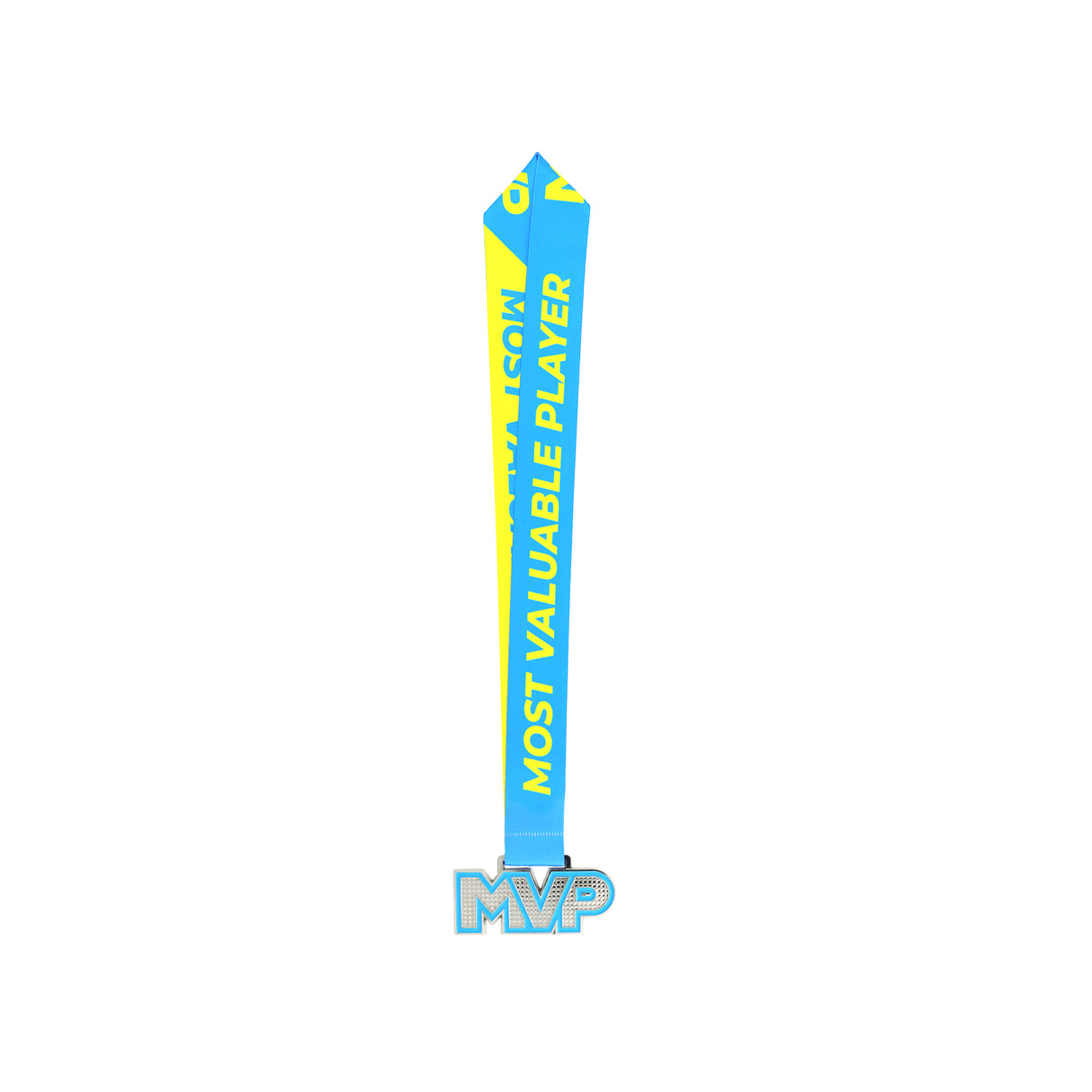MED25 MVP 4" Medal - Silver&Electric