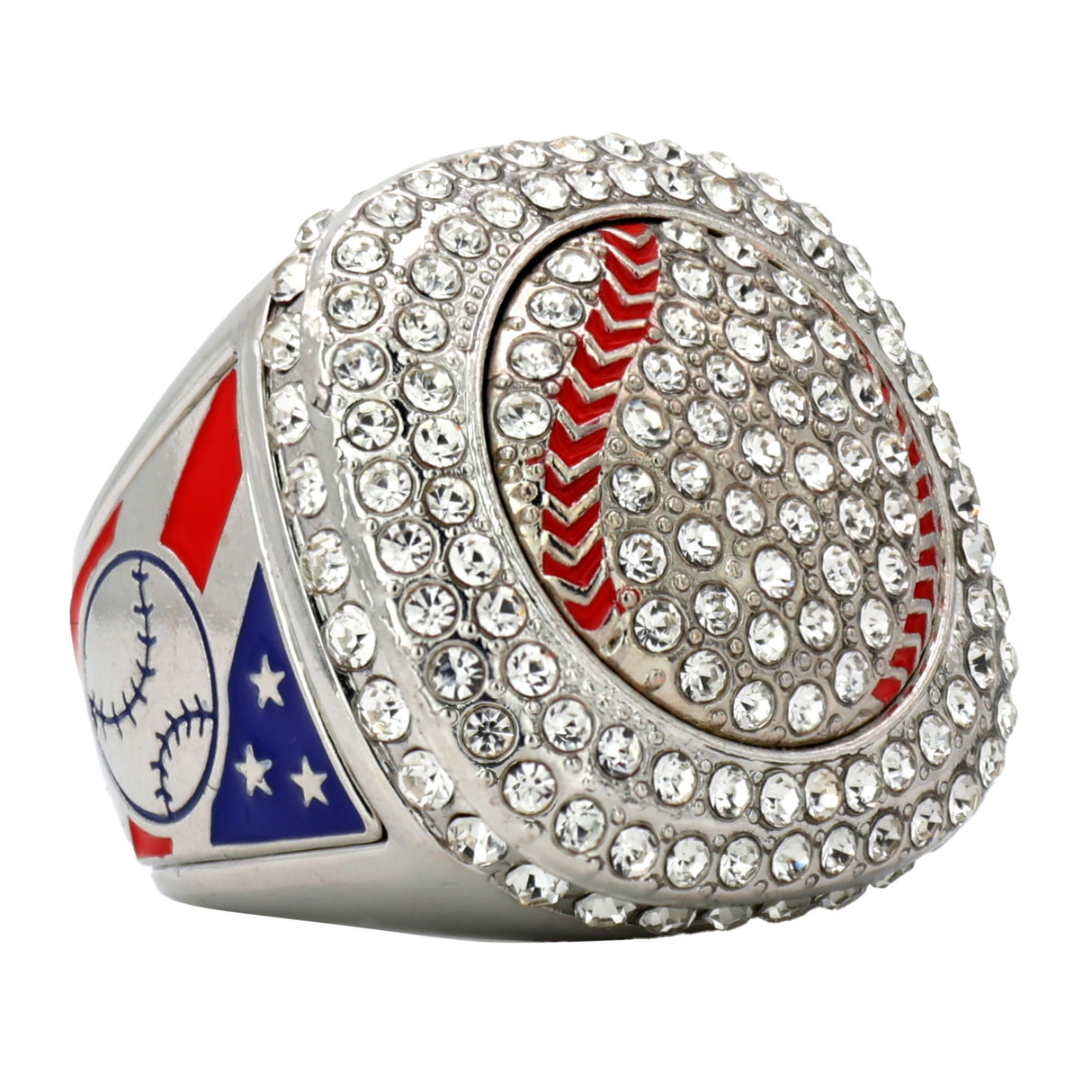 GEN25A Silver All Stones Ring