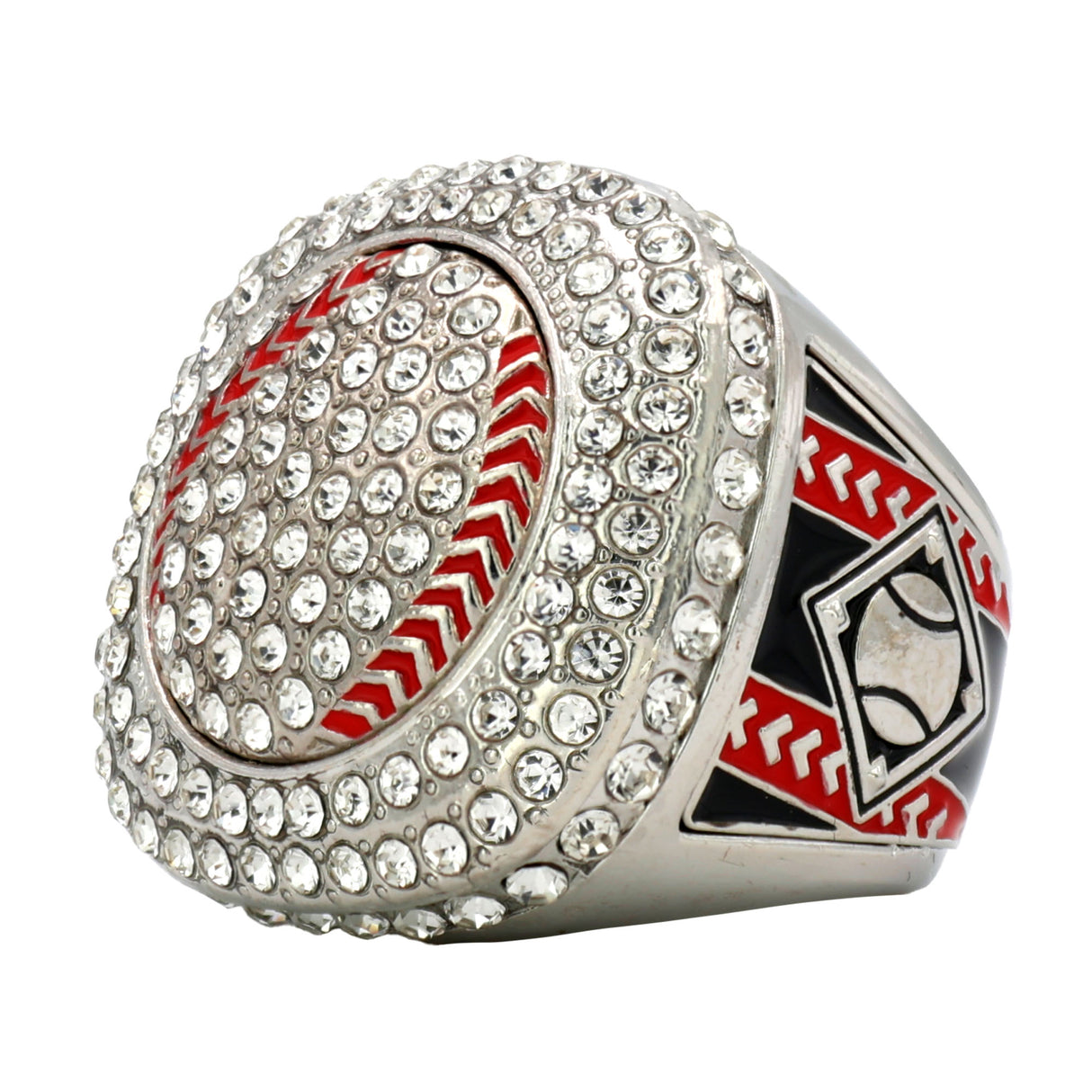 GEN25A Silver All Stones Ring
