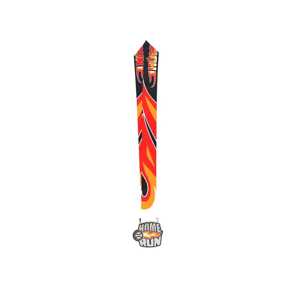 MED27 Home Run Medal Silver&Red