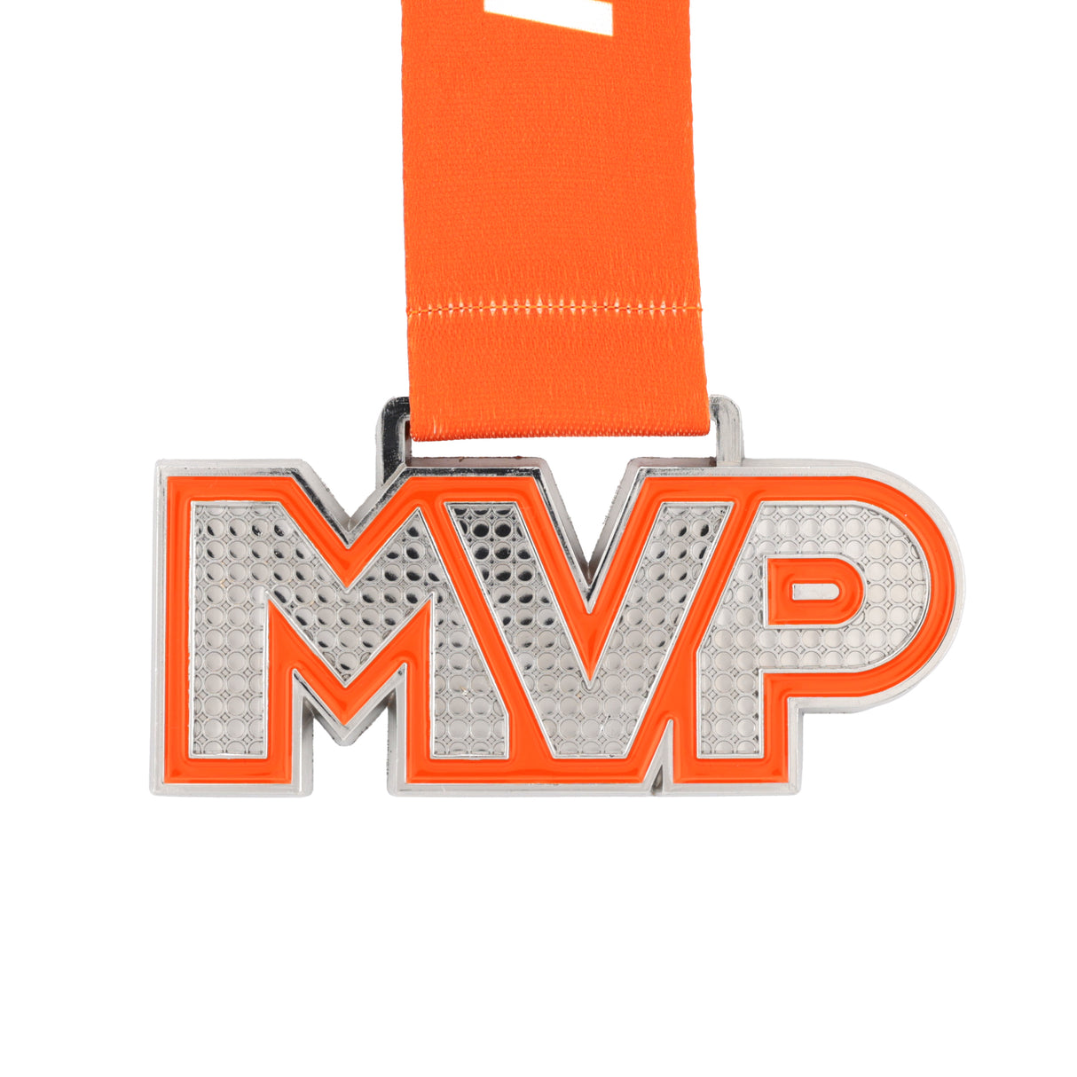 MED25 MVP 4" Medal - Silver/Orange