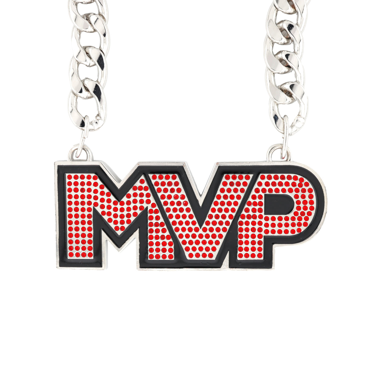 MVP26 Stone Chain Silver/Red