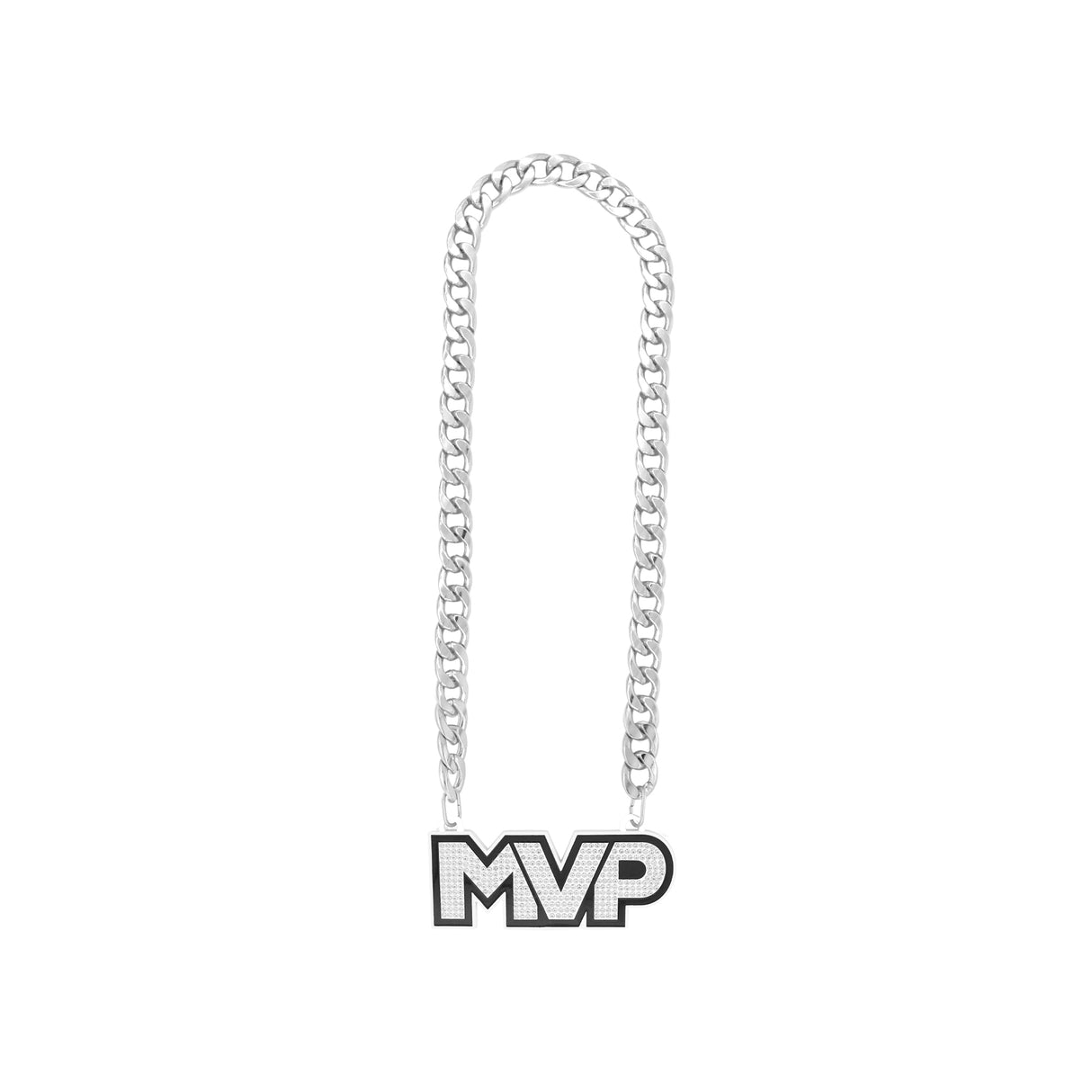MVP26 Stone Chain White/Silver/Clear