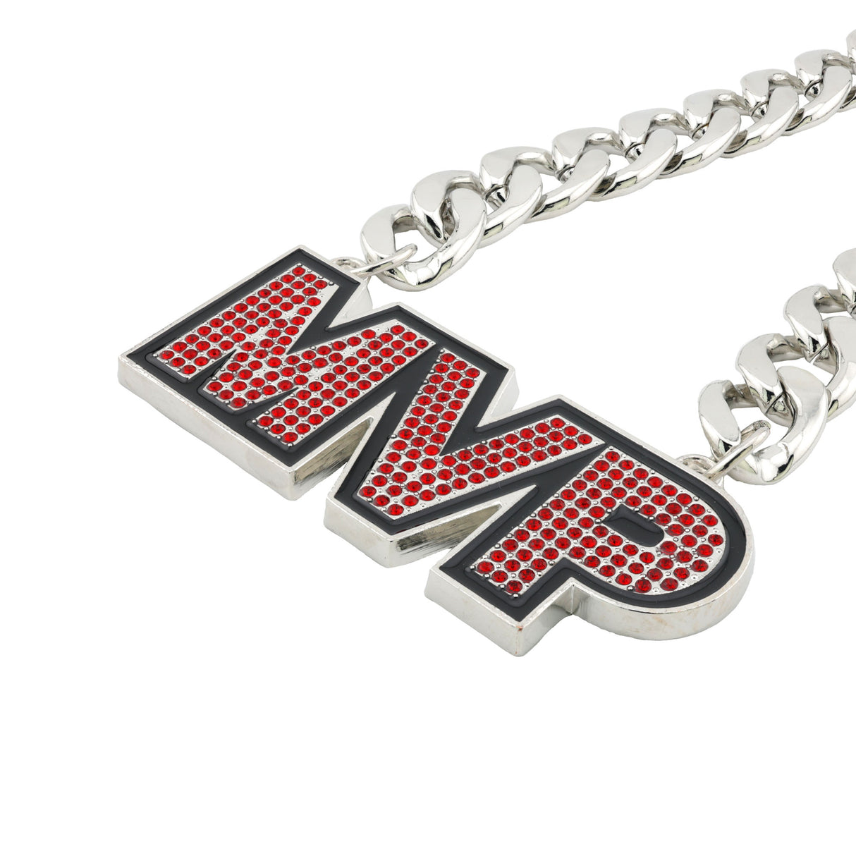 MVP Stone Chain Silver/Red