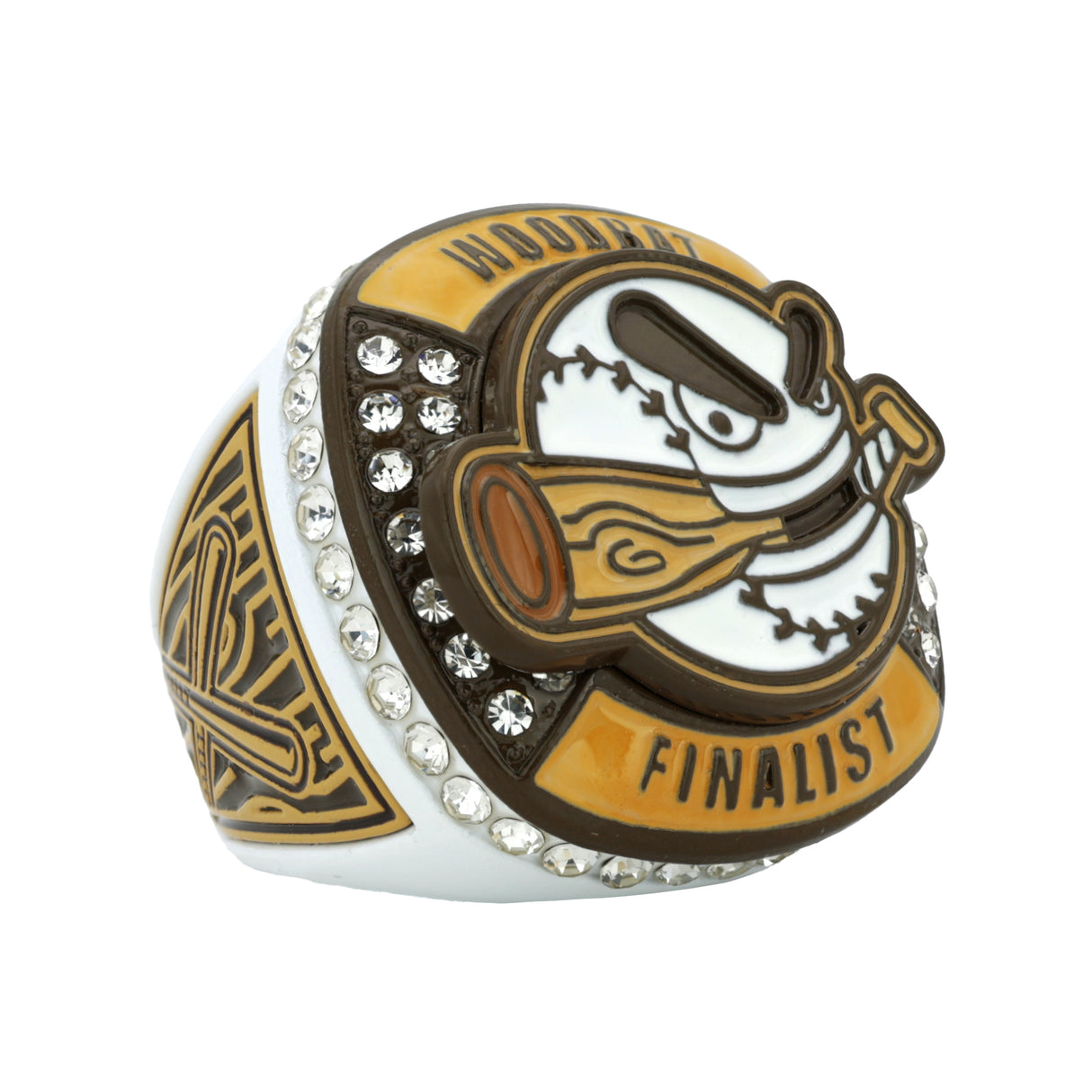 Woodbat26 White Finalist Ring