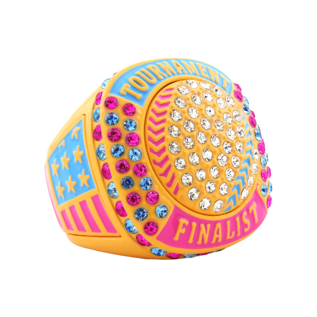 GEN25A Waffle/Blue&Pink Tournament Finalist Ring