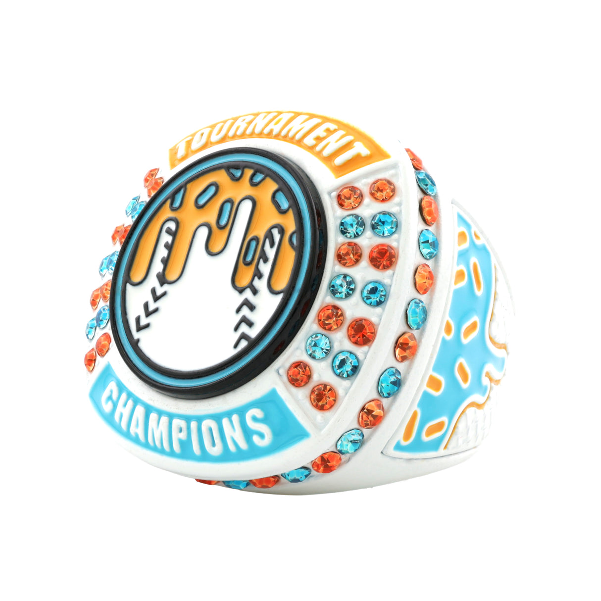 GEN27 Drip Baseball White Tropic Tournament Champions Ring