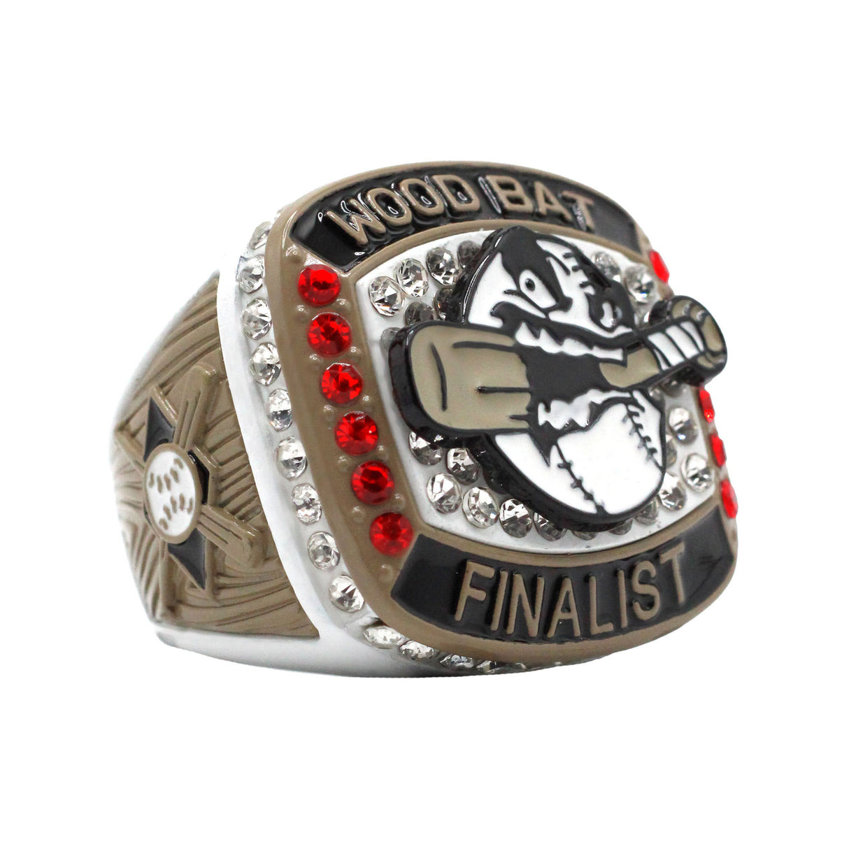 White Wood Bat Finalist Ring