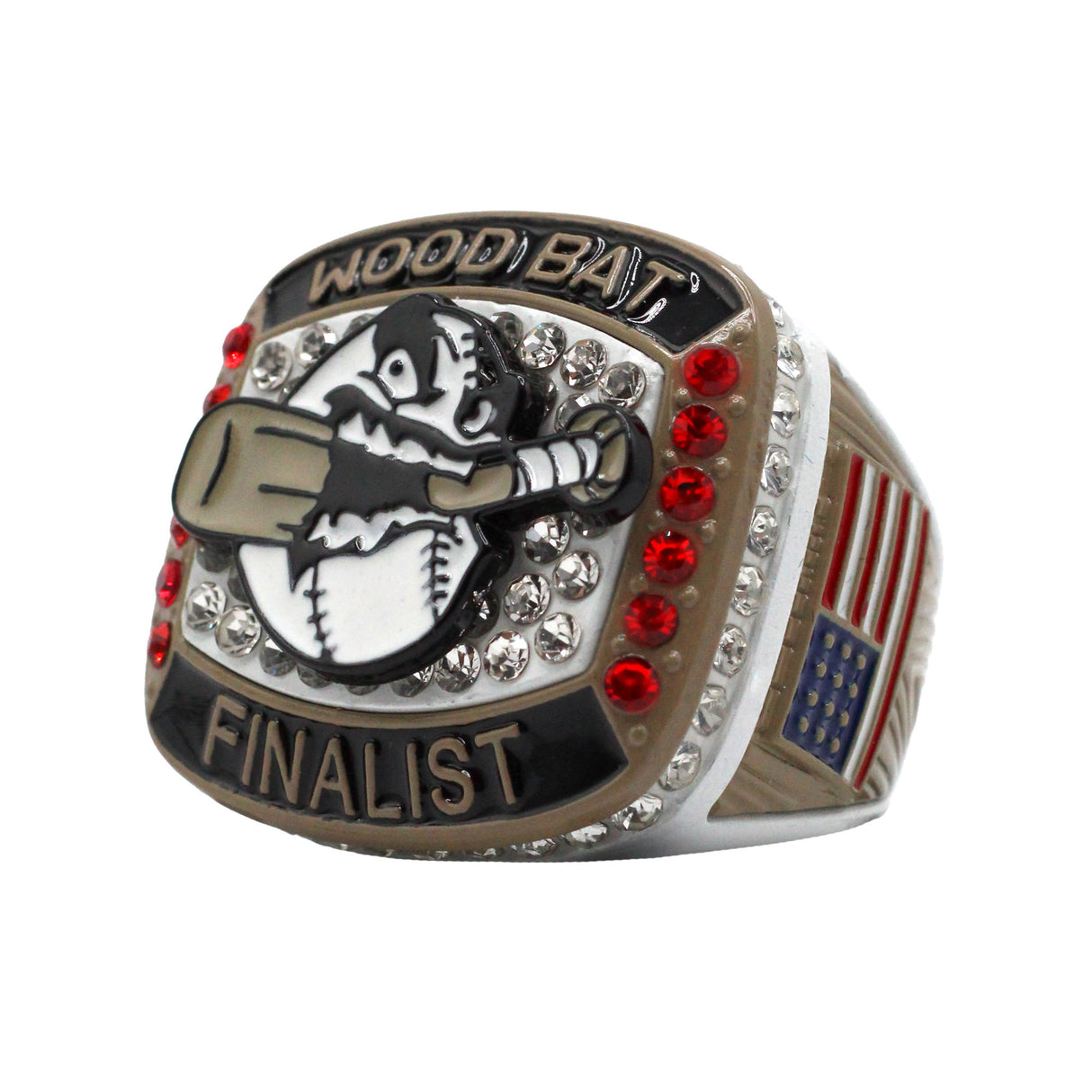 White Wood Bat Finalist Ring