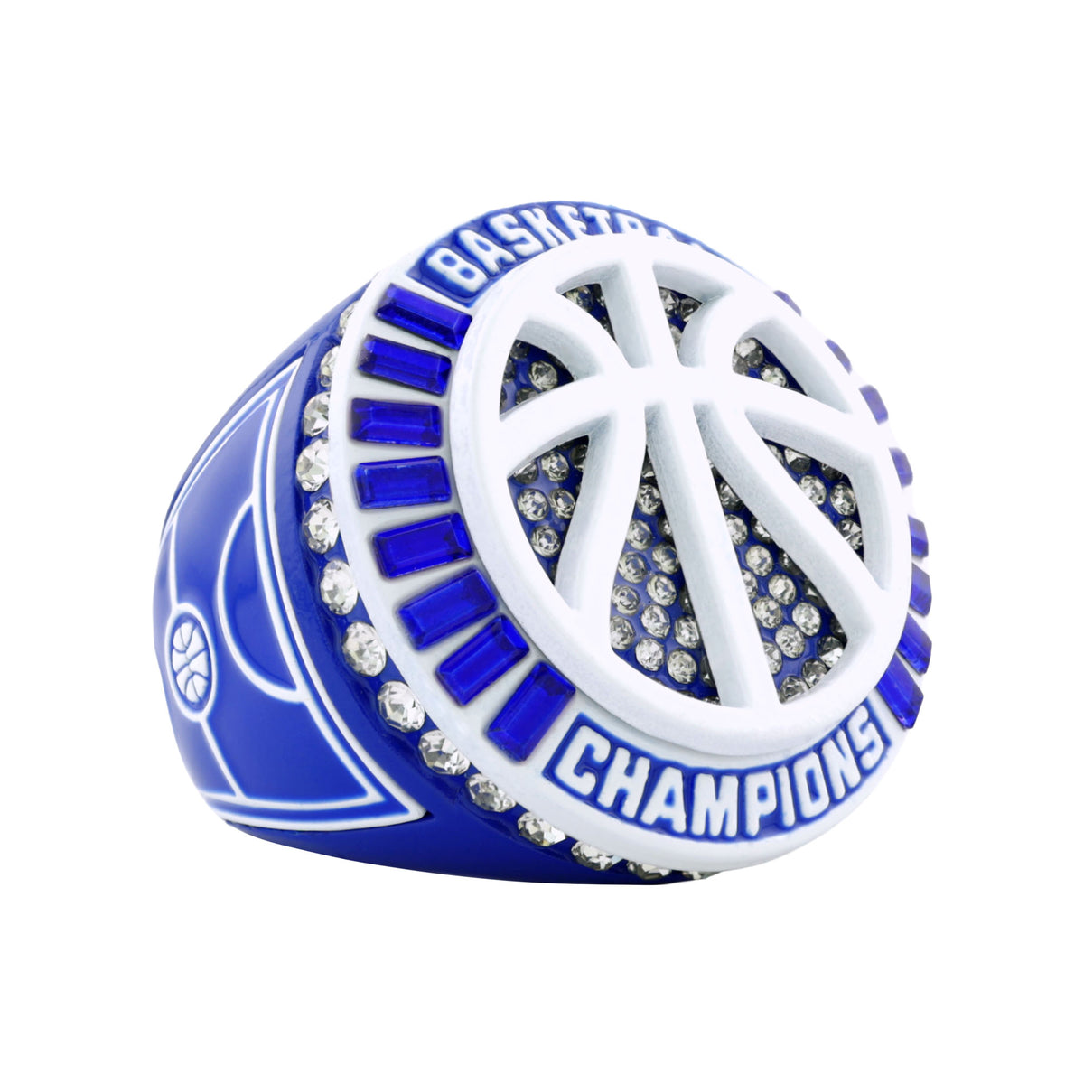 Basketball27B Blue&White Champions Ring