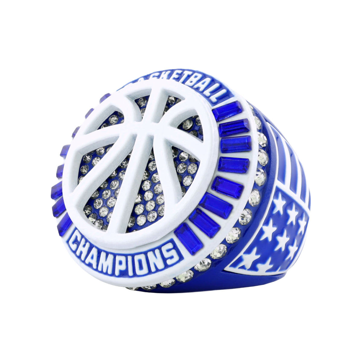 Basketball27B Blue&White Champions Ring