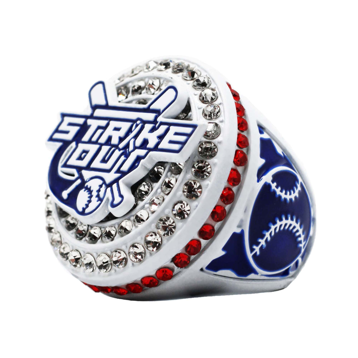 Strikeout 4 Cancer Whiteout Ring
