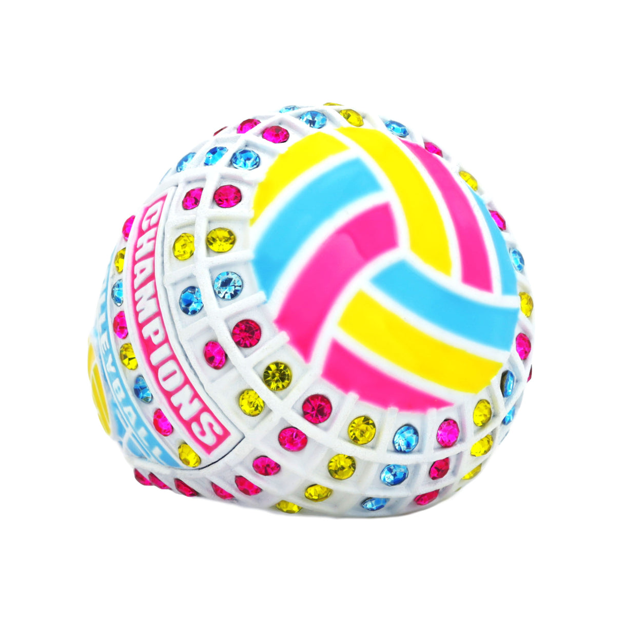 Volleyball26 Whiteout Drip Champions Ring