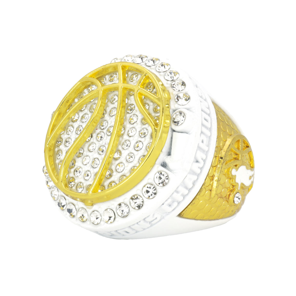 Basketball3 White2 Champions Ring