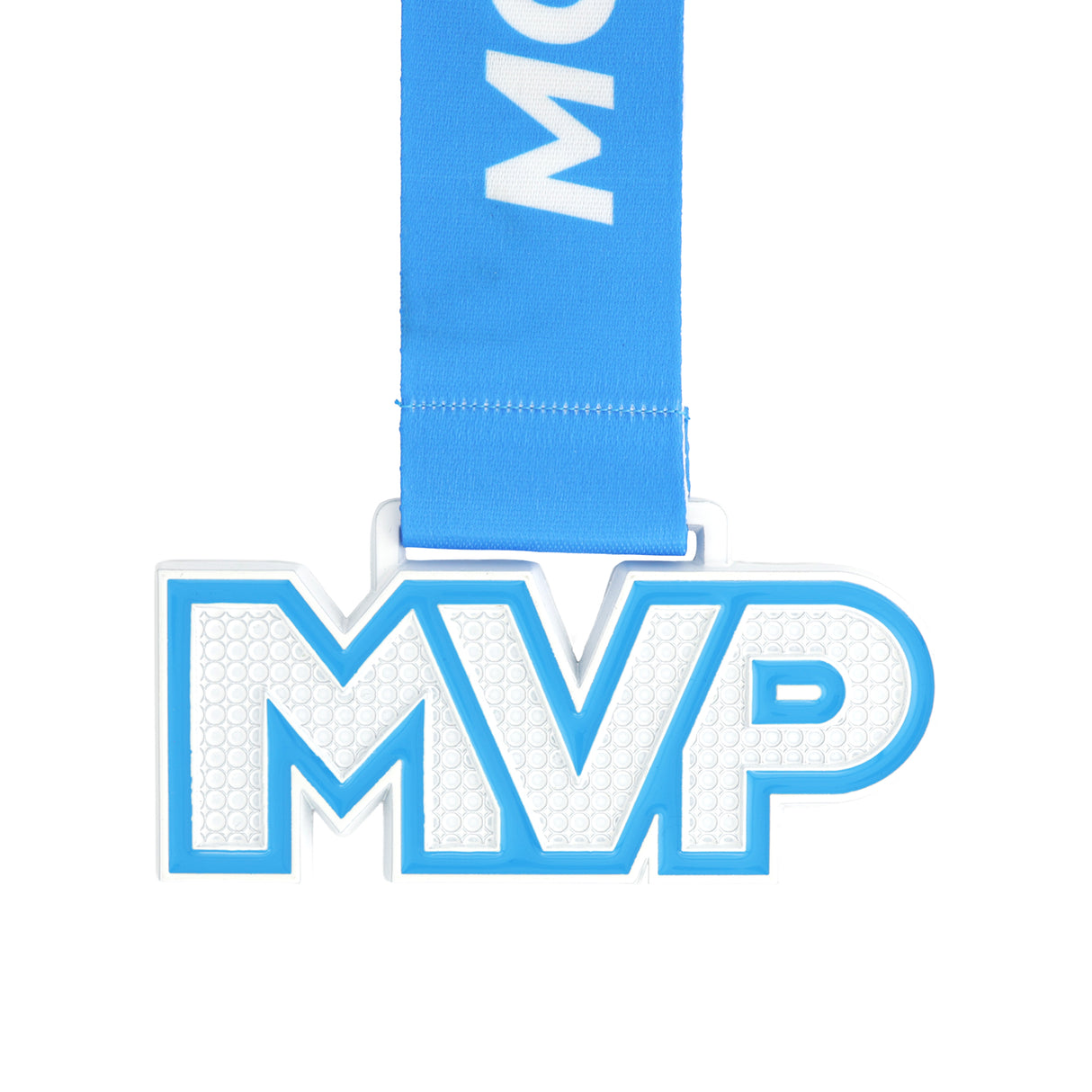 MED25 MVP 4" Medal - White&Electric