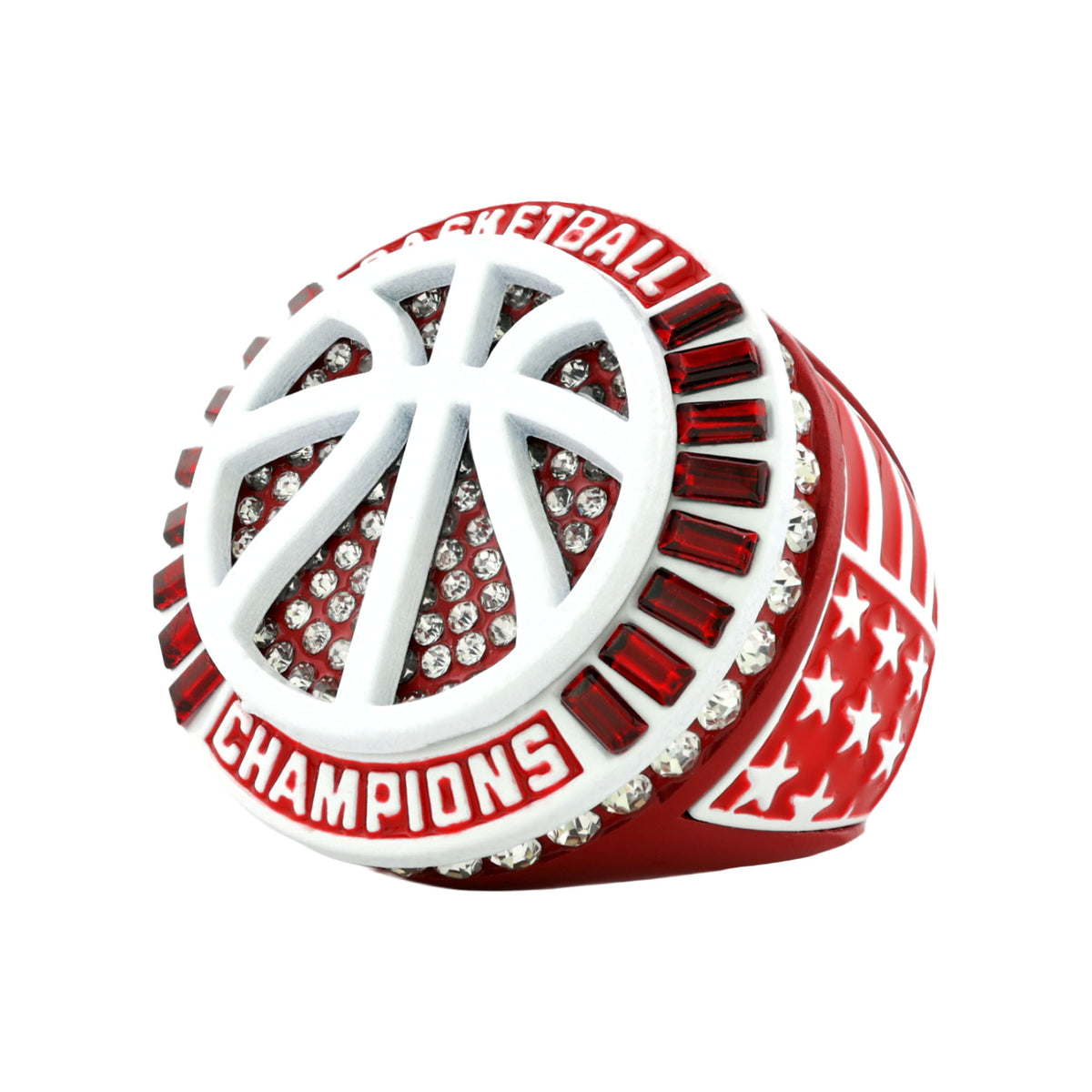 Basketball27B Maroon Champions Ring