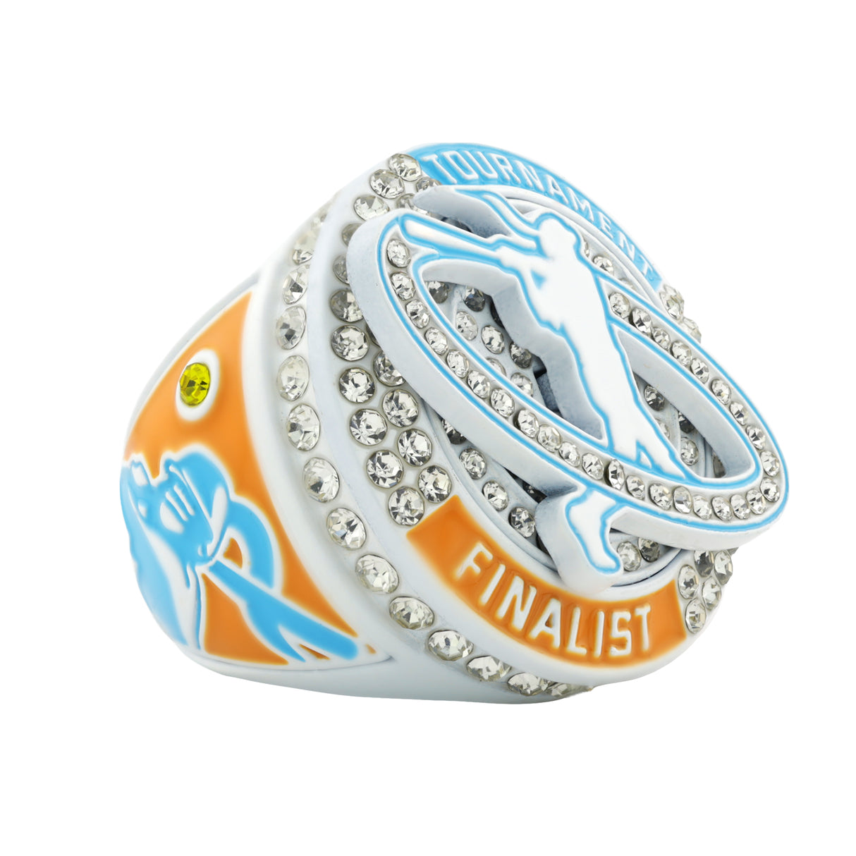 GEN26C Softball Orange&Blue&White Tournament Finalist Ring