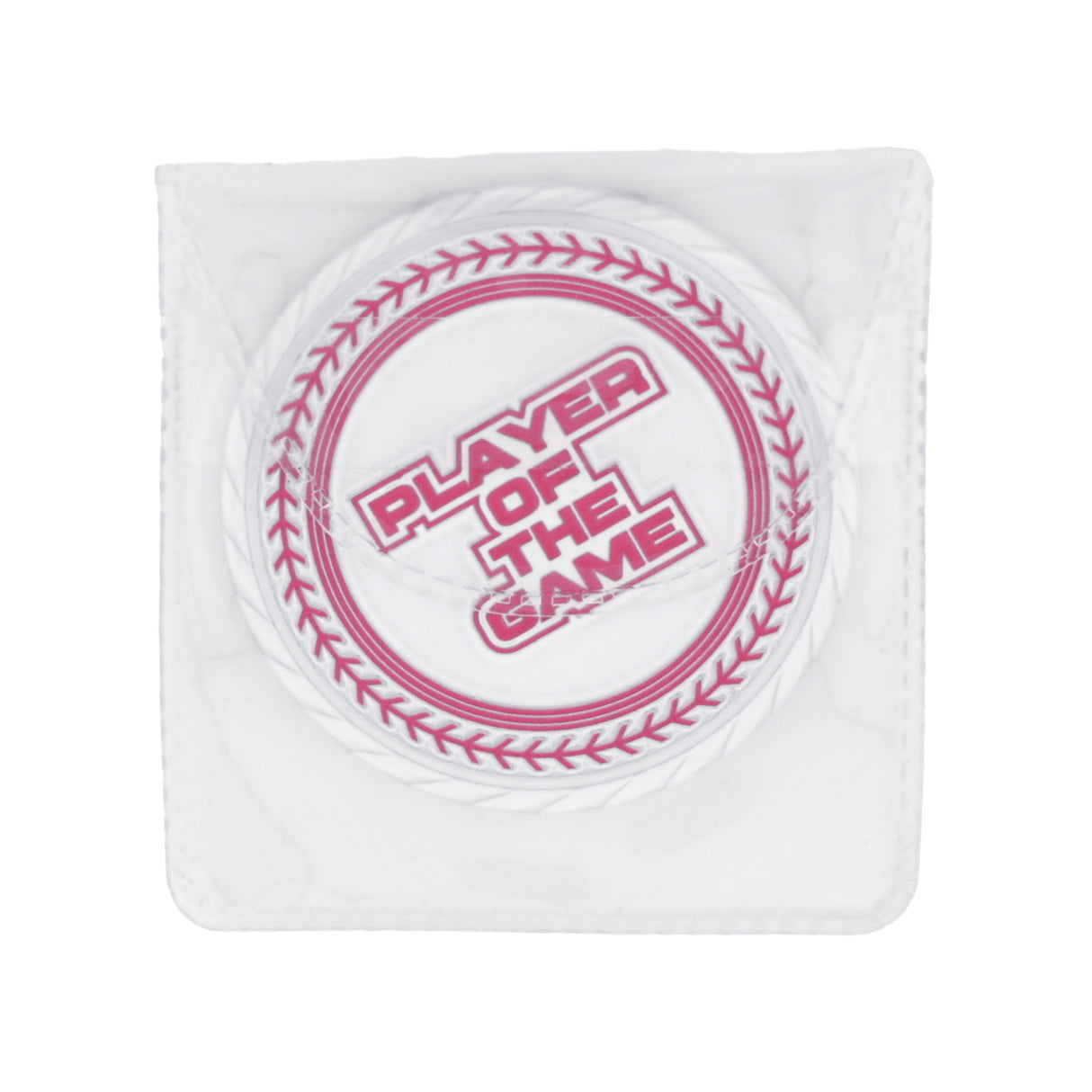GEN2 2" Pink&White Player Of The Game Coin