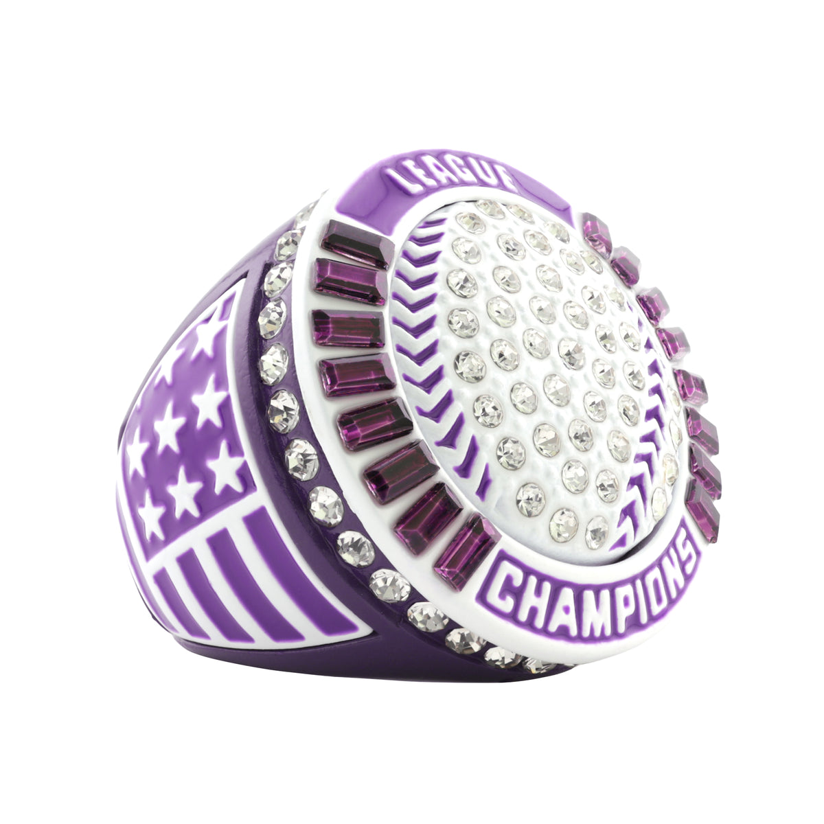 GEN26E Purple&White League Champions Ring