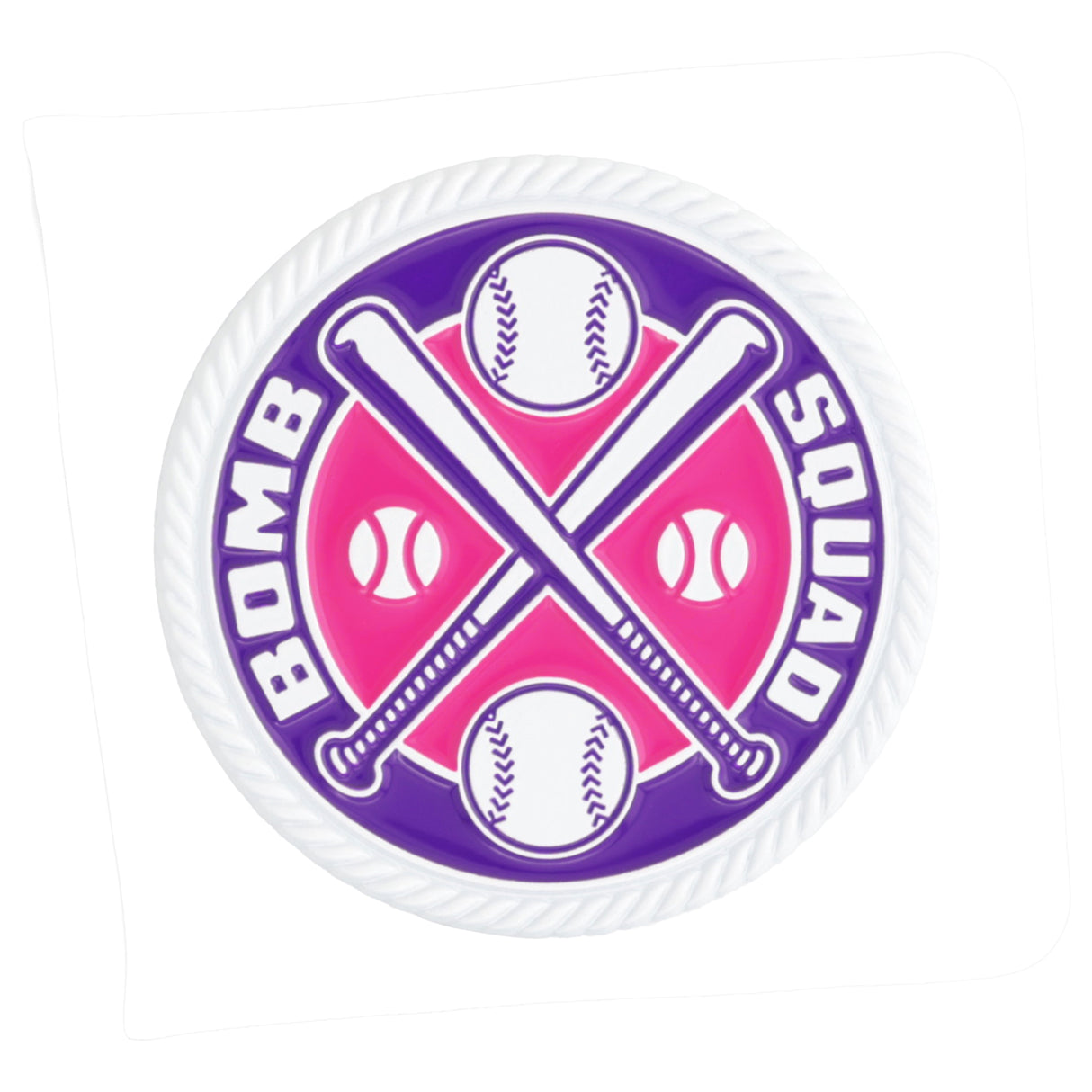 Bomb Squad Pink&Purple Coin