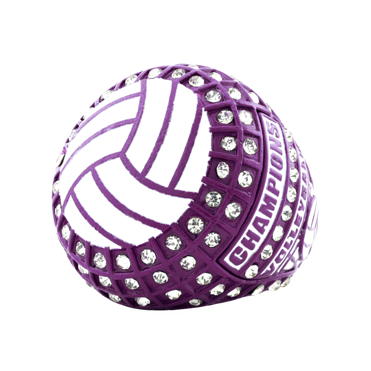 Volleyball26 Purple Champions Ring