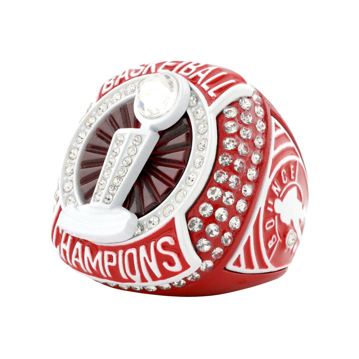 Basketball25 Crimson Red Champions Ring