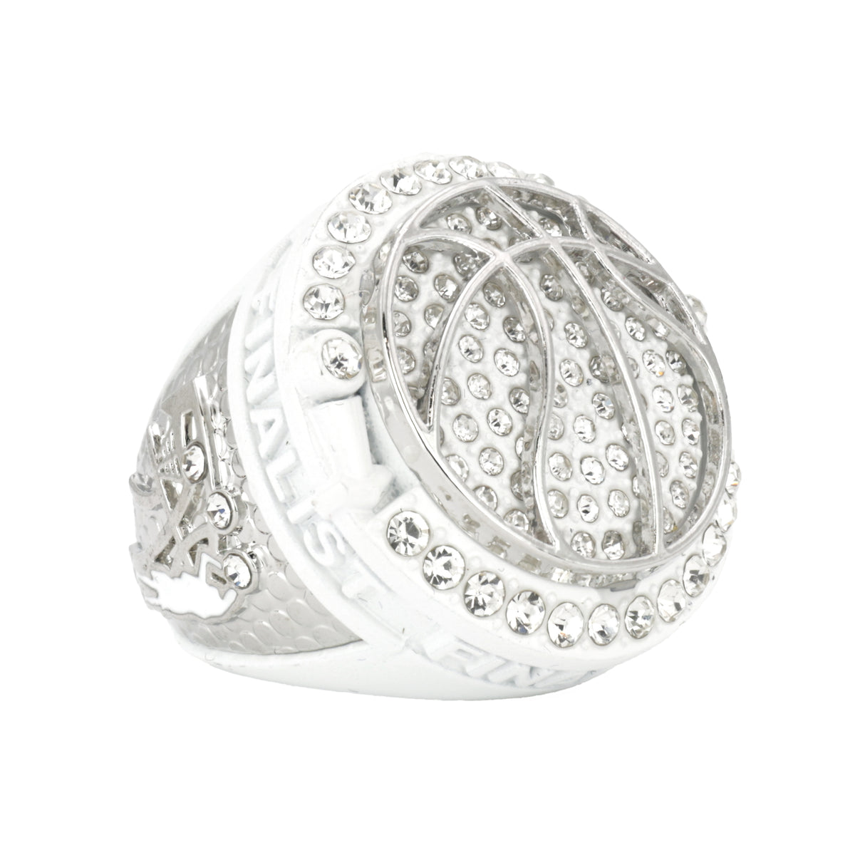 Basketball3 White2 Finalist Ring