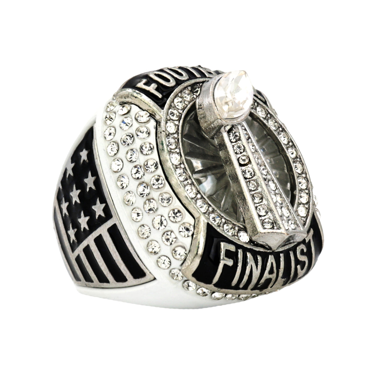 Football25 White Finalist Ring