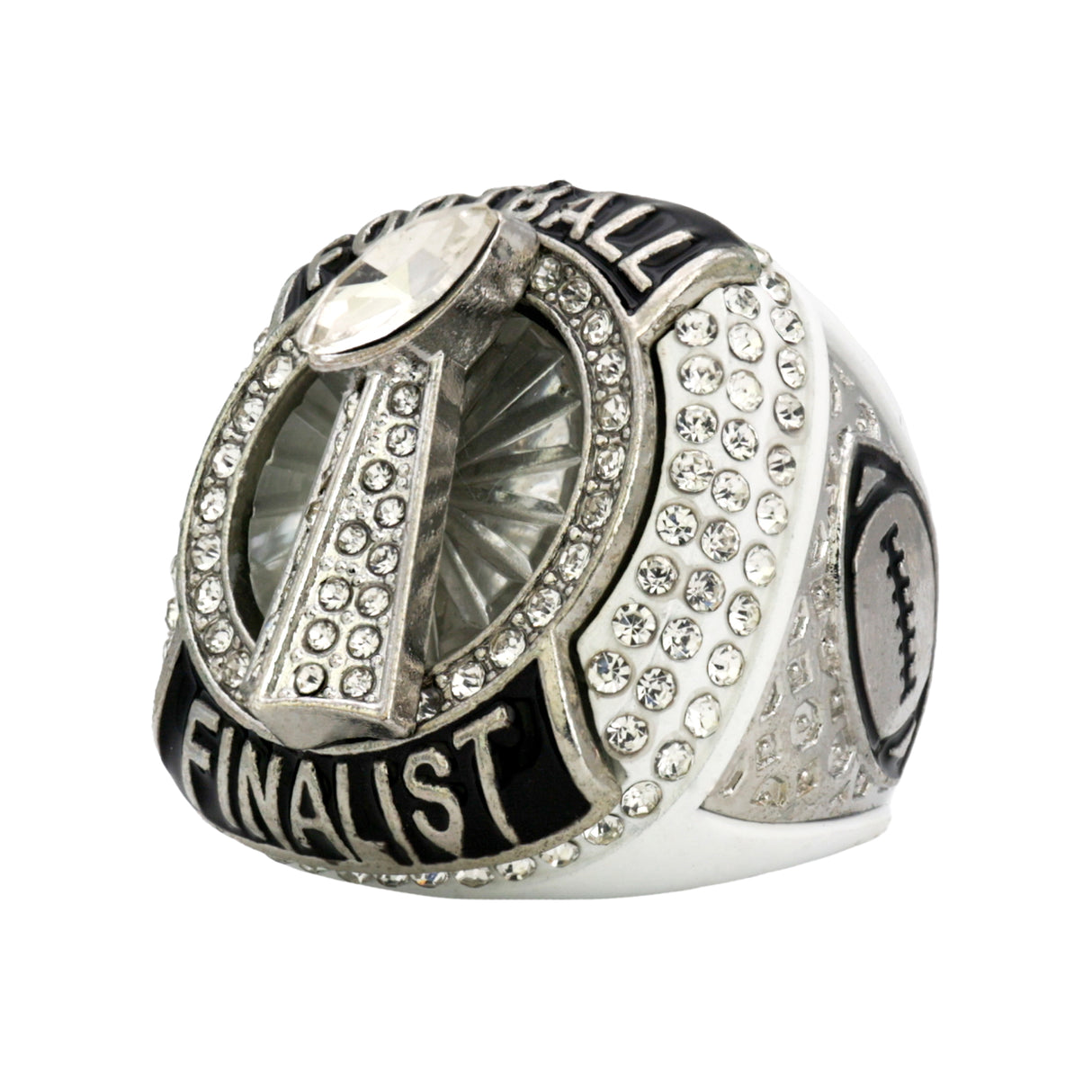 Football25 White Finalist Ring
