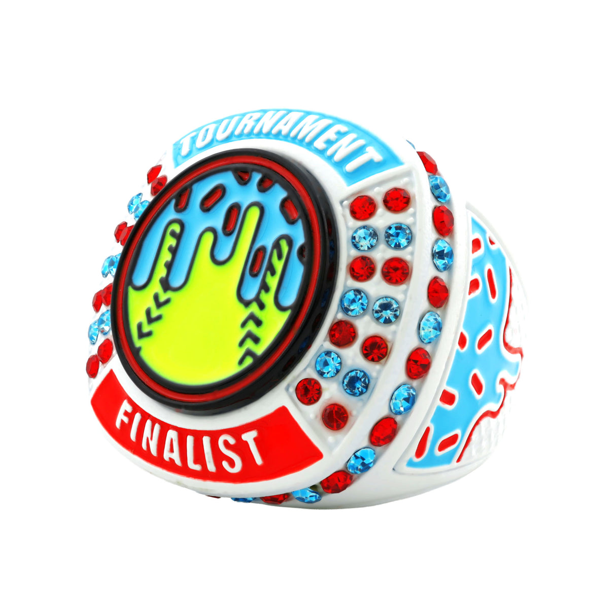 GEN27 Drip Softball White Candy Tournament Finalist Ring