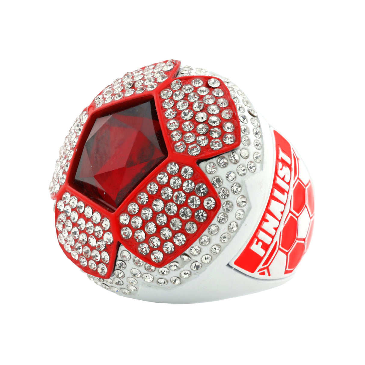 Soccer25 Red&White Finalist Ring
