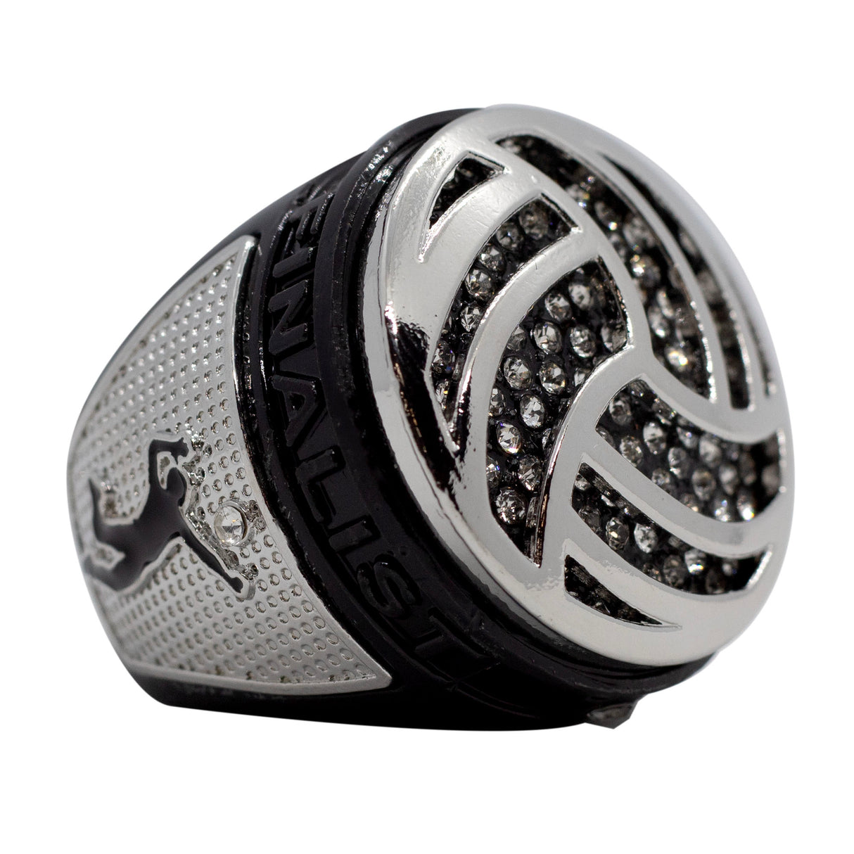 Volleyball Black Finalist Ring