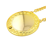 Blank Wreath Chain Gold