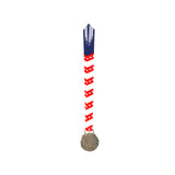 Med26 3.25" Blank Star Medal Antique Bronze&Red/White/Blue