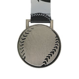 GEN24 3" Baseball/Softball Medal - Antique Nickel