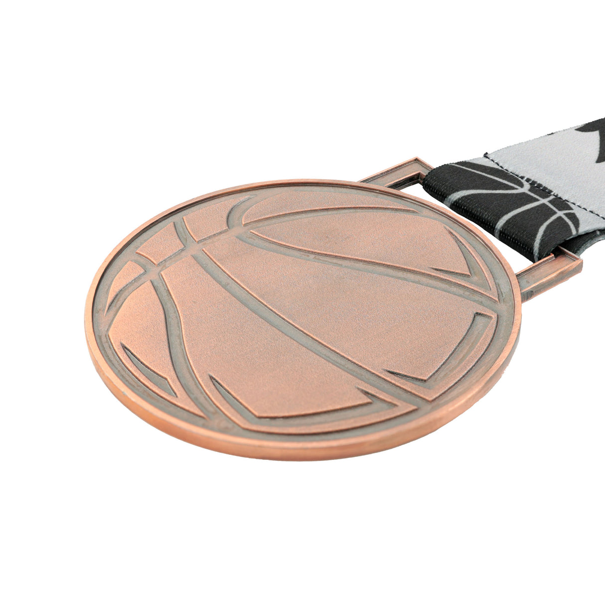 GEN24 3" Basketball Medal - Antique Copper