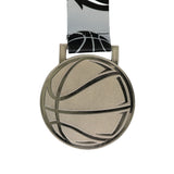 GEN24 3" Basketball Medal - Antique Nickel