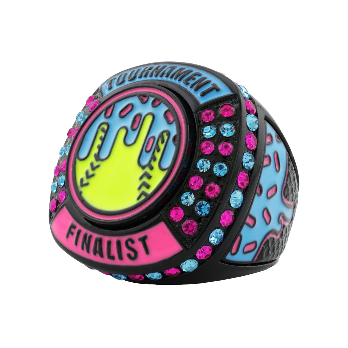 GEN27 Drip Softball Black Icy Tournament Finalist Ring