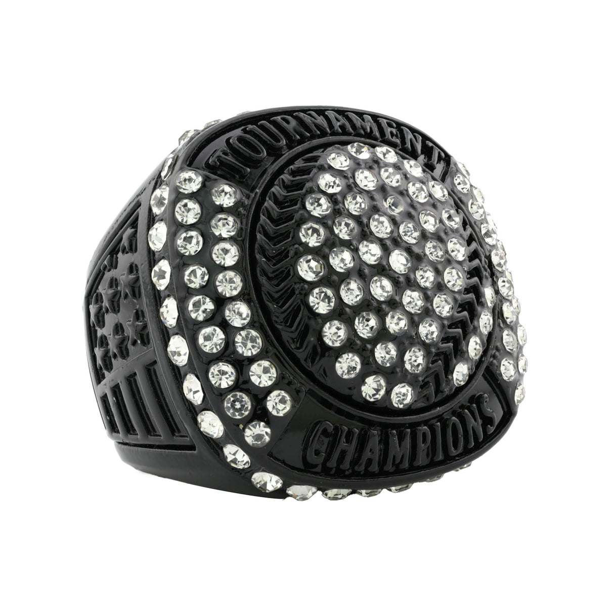 GEN25A Classic Black Tournament Champions Ring