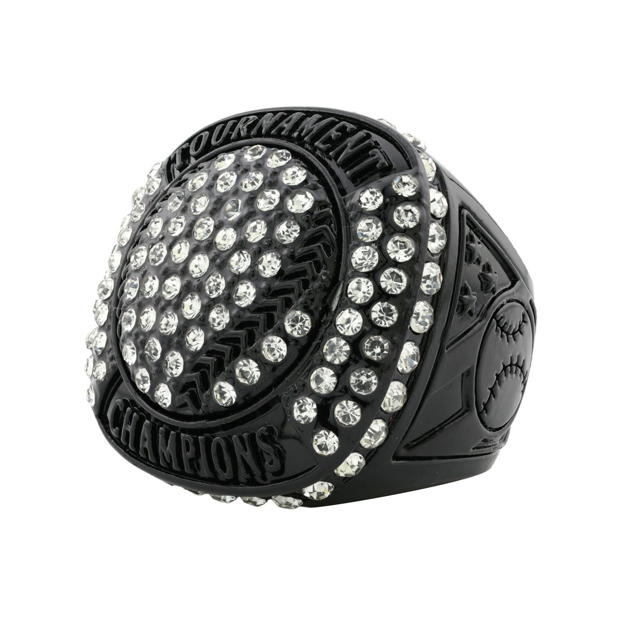 GEN25A Classic Black Tournament Champions Ring