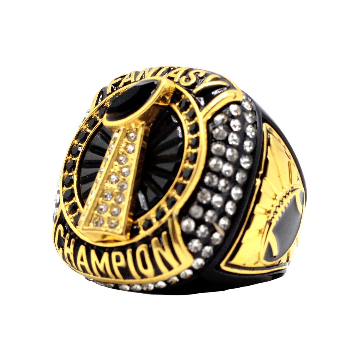 Fantasy Football Black Champion Ring