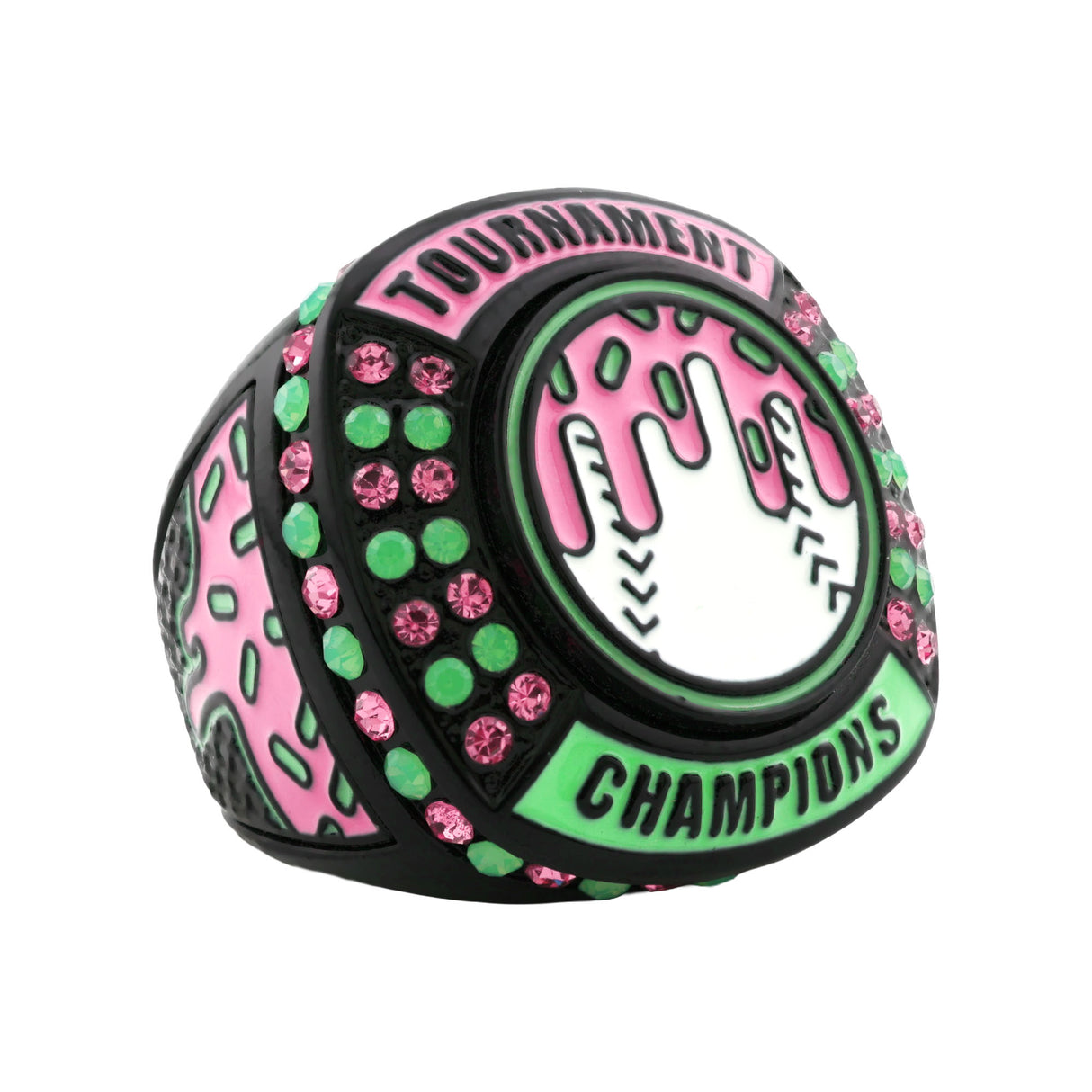 GEN27 Drip Baseball Black Watermelon Tournament Champions Ring