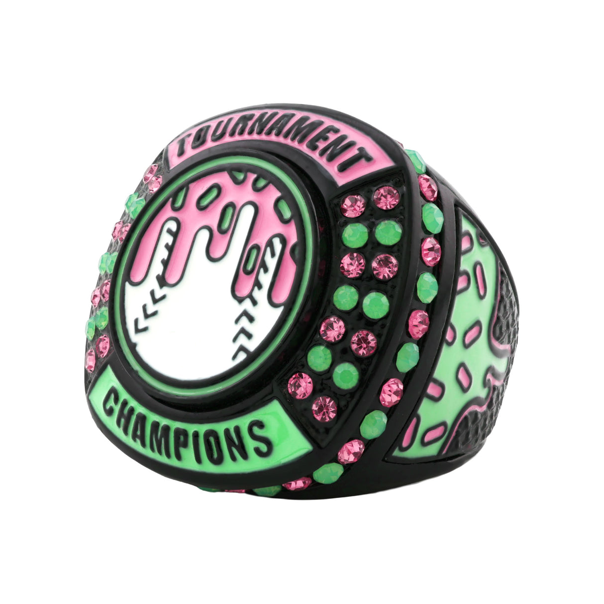 GEN27 Drip Baseball Black Watermelon Tournament Champions Ring